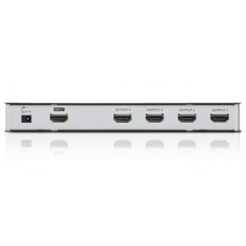 4-Port 4K HDMI Splitter Black