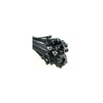 4.8mm X 300mm Black Cable Ties (Pack 100)