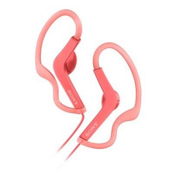 Sports Headphones Pink 1.2M Cord