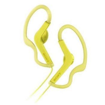 Sports Headphones Yellow 1.2M Cord