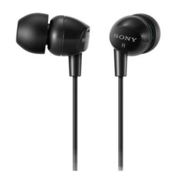 In Ear Headphones Black 1.2M Cord