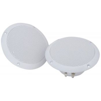 Skytronics Water Resistant Speakers 80Ws4 Ohms – White Bezel