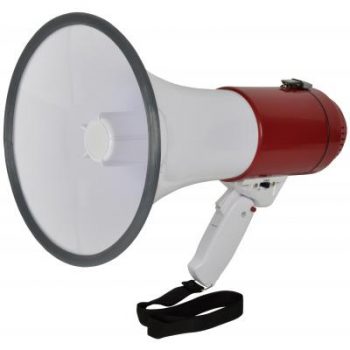 Megaphone 30W With Built-in Microphone & Folding Grip