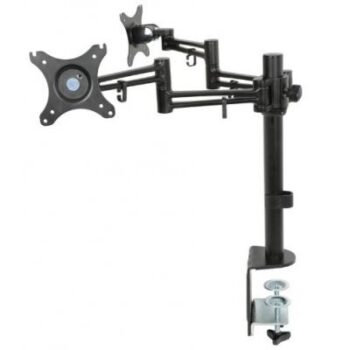 Double Monitor Dual Arm Extension Desktop Mount