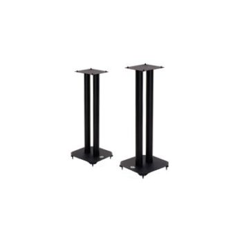 60cm Atlas™ Twin Columned Loudspeaker Floor Stands For Loudspeakers Up To 35 Kg – Black