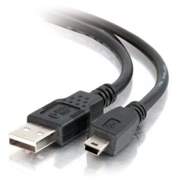 2m USB 2.0 A To Mini-b Cable – Black