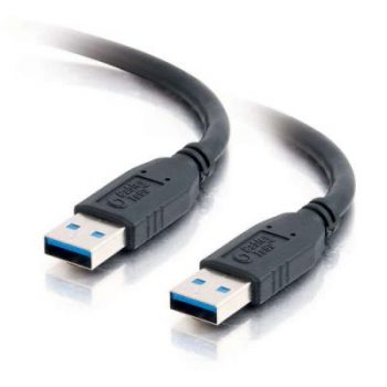 2m USB 3.0 A Male To A Male Cable – Black