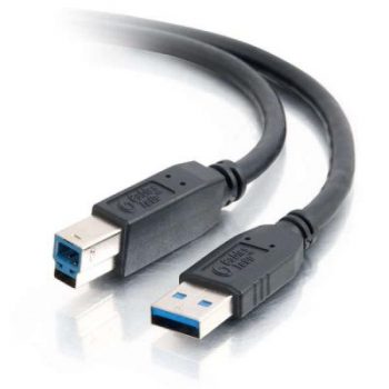 2m USB 3.0 A Male To B Male Cable Black