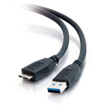 2m USB 3.0 A Male To Micro B Male Cable Black