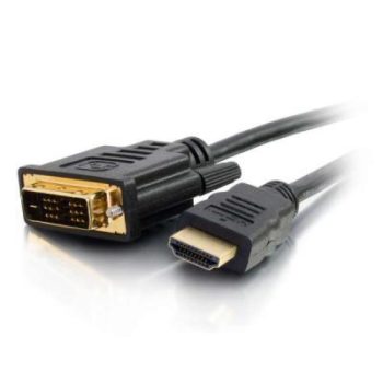 3m 1 HDMI Male To 1 DVI-D Single Link Male Digital Video Cable Black