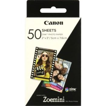 Zoemini Zink Photo Paper – 50 Sheets