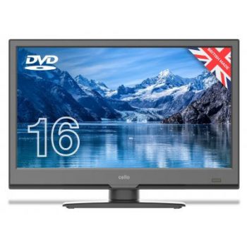 16"Full HD LED TV 1920 X 1080 Black 1x HDMI And 1x USB VESA Wall Mount 75 X 75mm