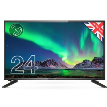 24" HD Ready LED TV 1366 X 768 Black 1x HDMI VESA Wall Mount 200 X 100mm