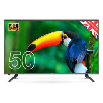 50" 4K UHD LED TV 3840 X 2160 Black 3x HDMI VESA Wall Mount 400 X 400mm