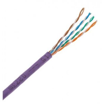 305m Cat5e UTP Solid LSOH Cable – Violet