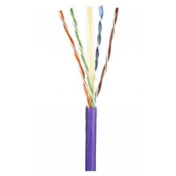 305m Cat6 UTP Solid LSOH Cable Violet