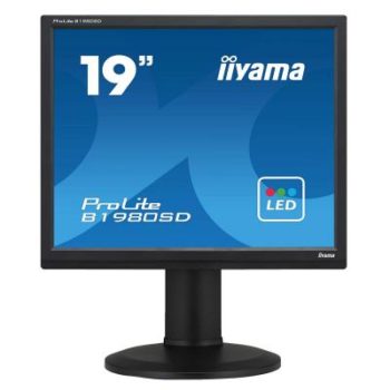 19" Black LEDsMonitor HD Ready Height Adjustable DVI