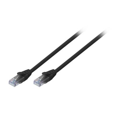 2m CAT6 U/UTP Snagless Gigabit Network Cable - Black