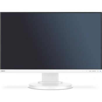 24" White LED Monitor Full HD Speakers Height Adjustable VGA DisplayPort And HDMI