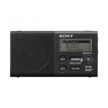 Pocket Size DAD Radio – Black